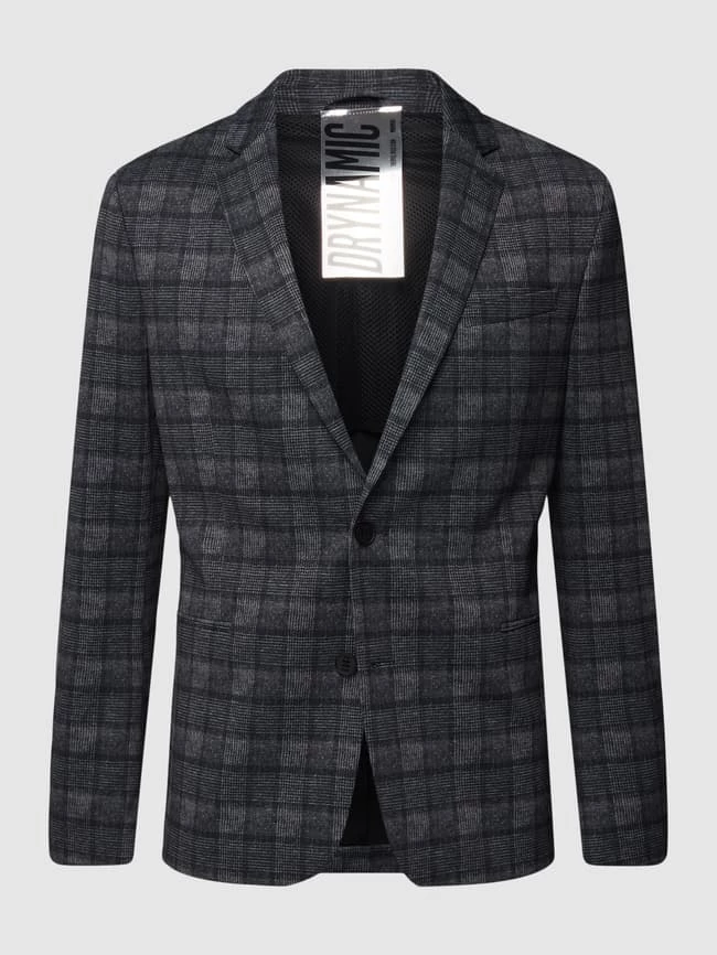 Bestpreis ? Drykorn 2-Knopf-Sakko Mit Karomuster Modell 'Hurley' - Dunkelblau ? – Bild 2