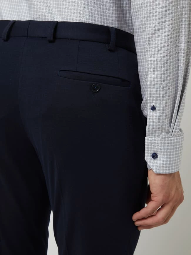 Aktion ✔️ DIGEL Modern Fit Anzughose Aus Jersey Modell 'Sergio' - Marineblau ? – Bild 3