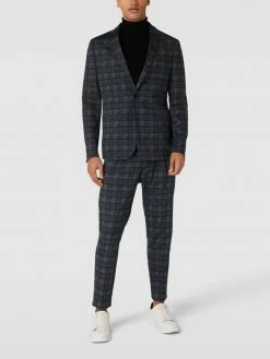 Bestpreis ? Drykorn 2-Knopf-Sakko Mit Karomuster Modell 'Hurley' - Dunkelblau ?