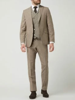 Billig ? Atelier Torino Weste Mit Leinen-Anteil Modell 'Anno' - Beige ?