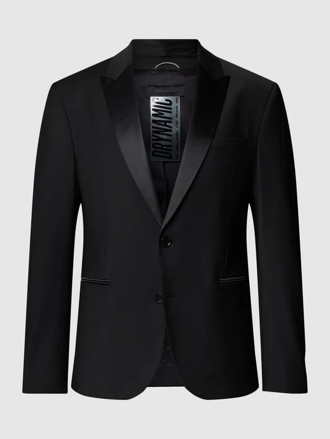 Top 10 ? Drykorn 2-Knopf-Sakko Mit Reverskragen Modell 'LORIENT' - Schwarz ? – Bild 2