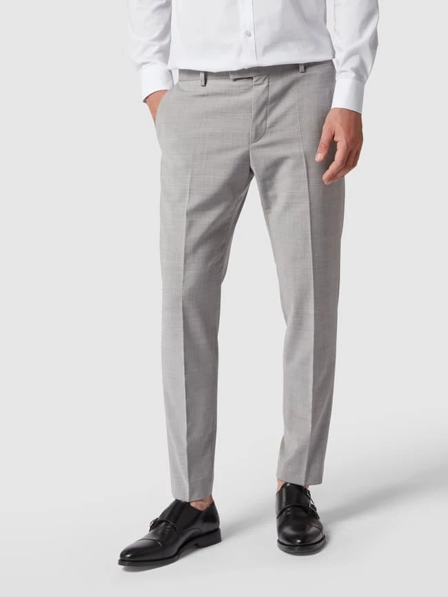 Billig ? Strellson Slim Fit Anzughose Mit Stretch-Anteil 'Flex Cross' - Hellgrau ? – Bild 4