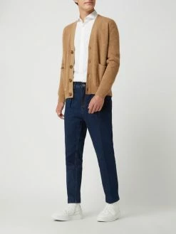 Neu ? CG - Club Of Gents Bundfaltenhose Aus Baumwolle Modell 'Noble' - Marineblau ❤️