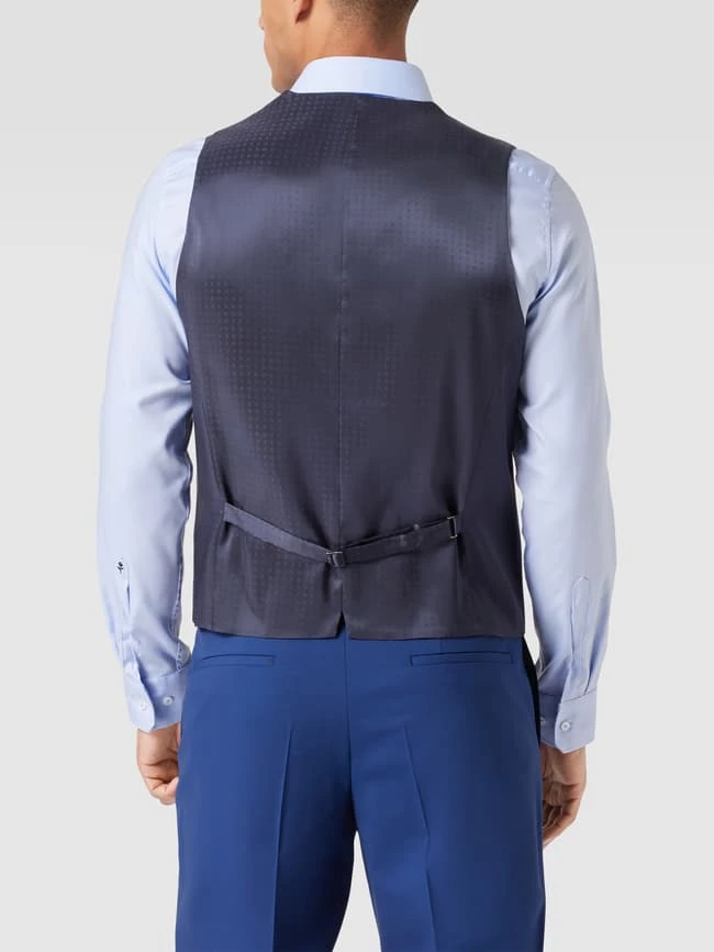 Großhandel ? BOSS Weste Mit Paspeltaschen Modell 'Huge Vest' - Marineblau ? – Bild 5