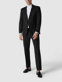 Besorgen ? Carl Gross Modern Fit Anzughose Aus Schurwolle - Schwarz ?