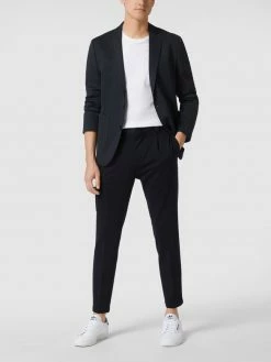 Großhandel ? Cinque Anzughose Mit Bundfalten Aus Jersey Model 'Cijuno' - Marineblau ❤️