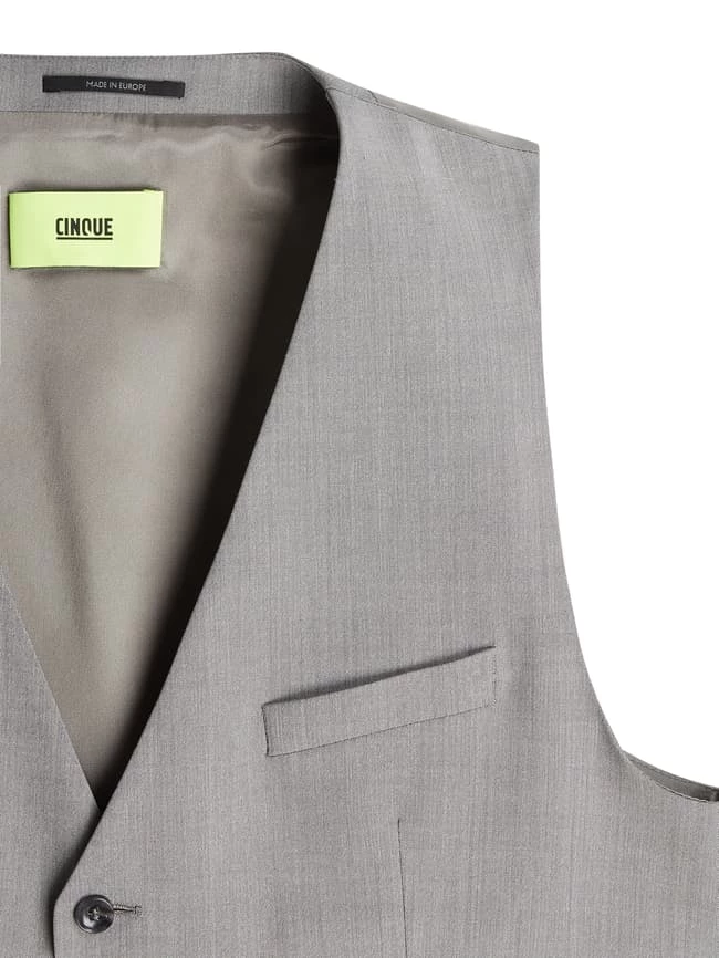 Beste Bewertungen von ? Cinque Weste Mit Schurwoll-Anteil Modell 'Cimonopoli' - Silber ❤️ – Bild 2