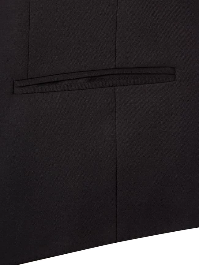 Bestes Angebot ✨ BOSS Weste Aus Schurwolle - Schwarz ✨ – Bild 4