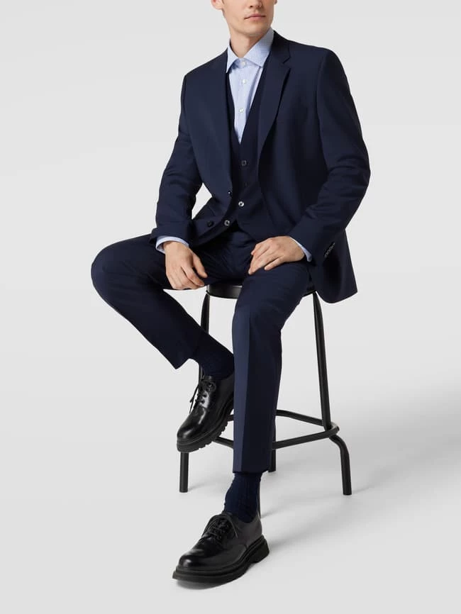 Beste Bewertungen von ✨ BOSS Weste Mit Paspeltaschen - Marineblau ✨