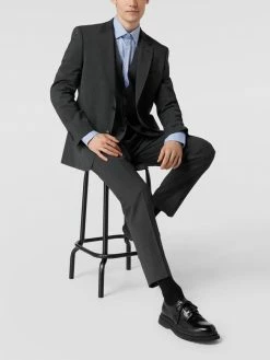 Brandneu ? BOSS Anzughose In Unifarbenem Design - Anthrazit ✨