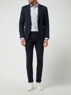 Am billigsten ? DIGEL Modern Fit 2-Knopf-Sakko Aus Jersey Modell 'Edison' - Marineblau ✨