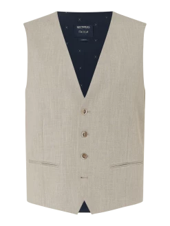 Bester Verkauf ? MCNEAL Weste Mit Allover-Muster - Beige ✨