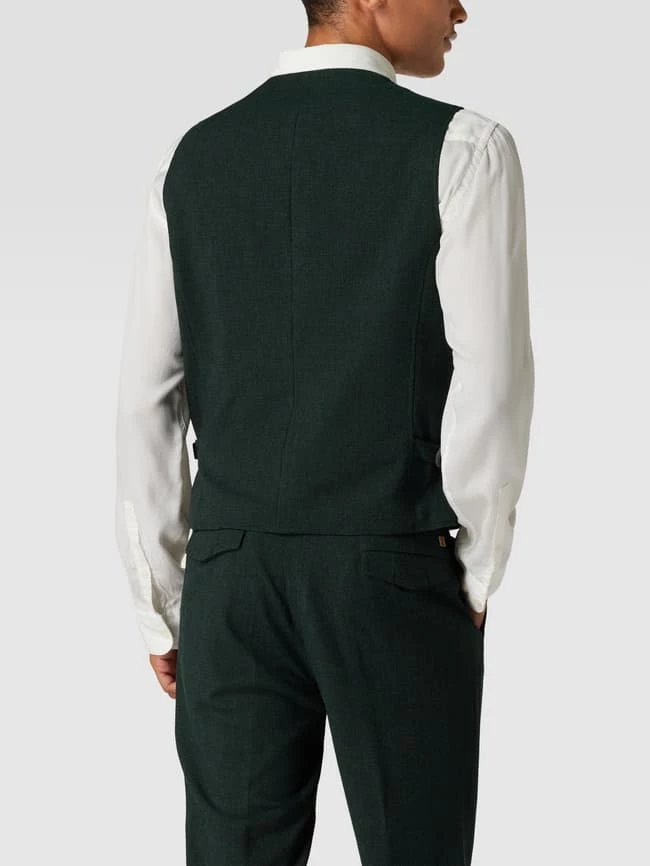 Bestes Angebot ? CG - Club Of Gents Weste Mit V-Ausschnitt Modell 'Mason' - Grün ? – Bild 5