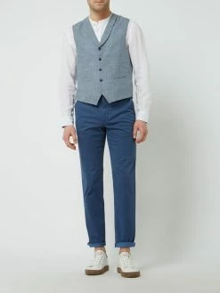 Am billigsten ? CG - Club Of Gents Weste Aus Baumwolle Modell 'Paddy' - Marineblau ?