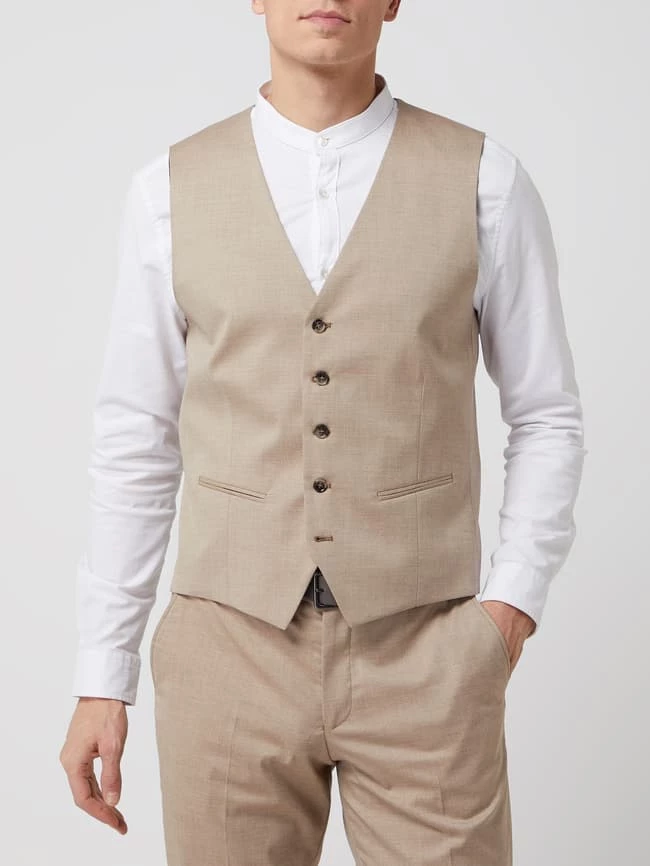 Bester Verkauf ? Selected Homme Slim Fit Weste Mit Stretch-Anteil Modell 'MyloLogan' - Sand ? – Bild 4