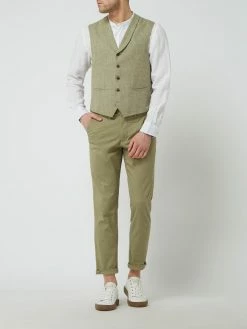 Rabatt ? CG - Club Of Gents Weste Aus Baumwolle Modell 'Paddy' - Grün ❤️