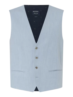 Bester Verkauf ? MCNEAL Weste Mit Allover-Muster - Hellblau ✔️