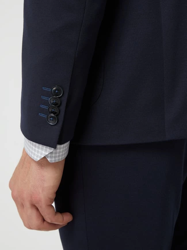 Am billigsten ? DIGEL Modern Fit 2-Knopf-Sakko Aus Jersey Modell 'Edison' - Marineblau ✨ – Bild 6