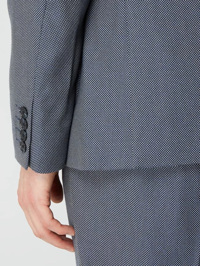 Schlussverkauf ? Matinique Slim Fit 2-Knopf-Sakko Mit Leinen-Anteil Modell 'Mageorge' - Marineblau ? – Bild 3