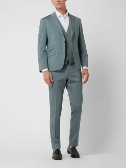 Großhandel ? Atelier Torino Slim Fit Weste Aus Schurwollmischung Modell 'Panfilo' - Grün ?