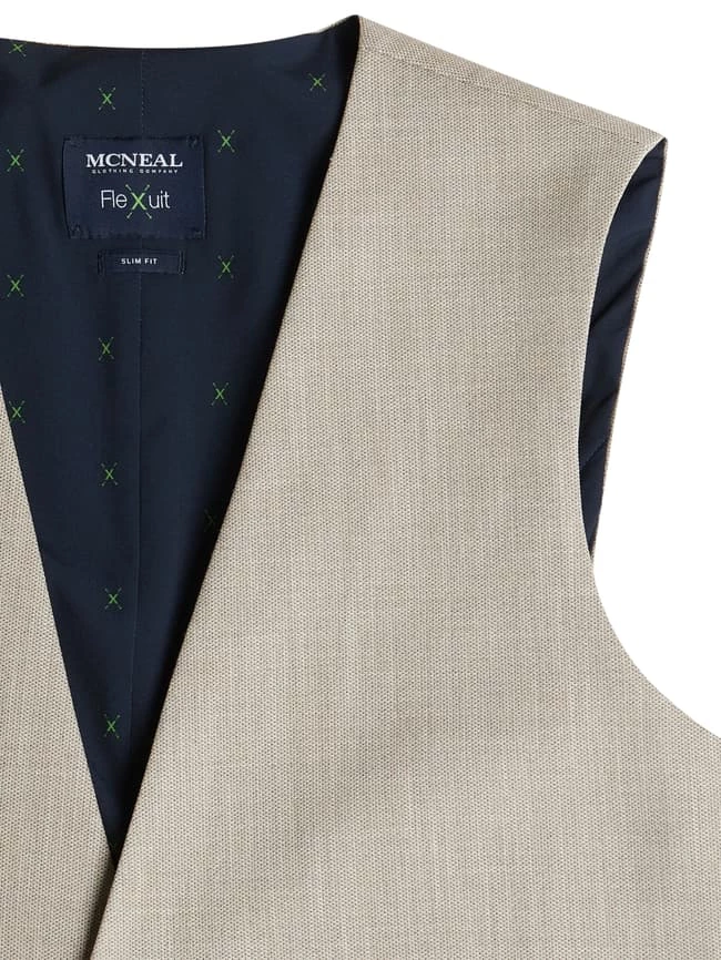 Bester Verkauf ? MCNEAL Weste Mit Allover-Muster - Beige ✨ – Bild 2