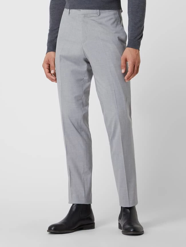 Bestpreis ? S.Oliver BLACK LABEL Slim Fit Anzughose Mit Stretch-Anteil Modell 's.Opure' - Hellgrau ? – Bild 4