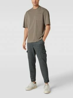 Brandneu ? Cinque Stoffhose Mit Karo-Muster Modell 'CiBotto' - Mittelgrau ?