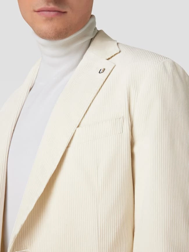 Bester Verkauf ? BOSS Slim Fit 2-Knopf-Sakko Aus Cord Modell 'Hanry' - Offwhite ? – Bild 3