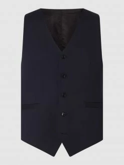 Auslauf ? Tiger Of Sweden Weste Mit Kontrastrückseite - Marineblau ?