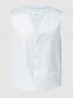 Großhandel ? Seidenfalter Weste Aus Viskosemischung - Hellblau ?