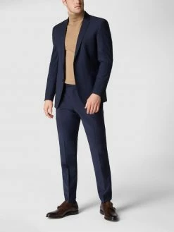Brandneu ? Strellson Slim Fit Anzughose Mit Stretch-Anteil 'Flex Cross' - Marineblau ?