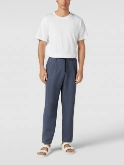 Schlussverkauf ? BOSS Hose Mit Label-Details Modell 'Perin' - Marineblau ?