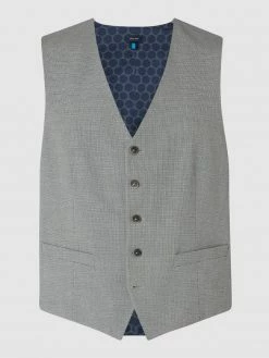 Brandneu ? Pierre Cardin Slim Fit Weste Mit Stretch-Anteil Modell 'Wesley' - 'Futureflex' - Hellgrau ?