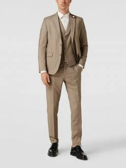 Auslauf ? CG - Club Of Gents Weste Mit Schalkragen - Beige ?