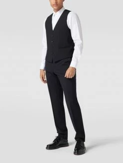 Budget ? BOSS Weste Mit Paspeltaschen Modell 'Huge Vest' - Schwarz ?