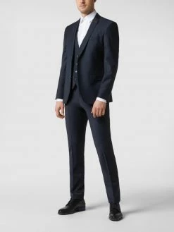 Coupon ? Roy Robson Slim Fit 2-Knopf-Sakko Aus Schurwollmischung - Marineblau ?