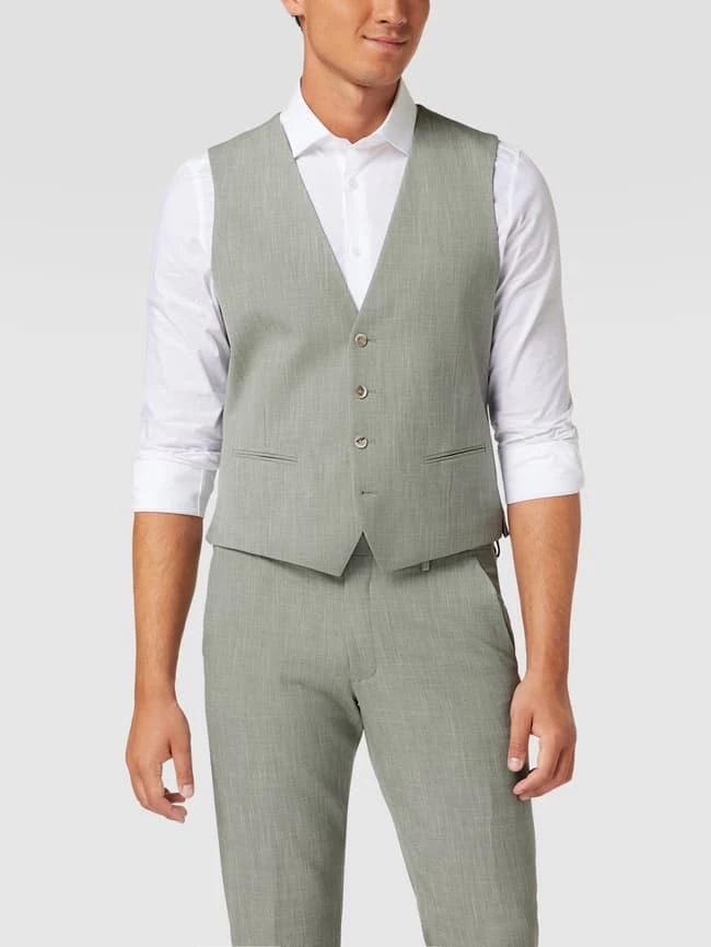 Am billigsten ❤️ MCNEAL Weste Mit Paspeltaschen Modell 'Emil' - Grün ? – Bild 4