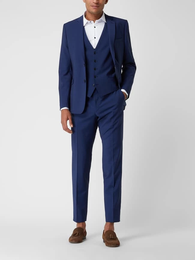 Bestes Angebot ❤️ Strellson Weste Mit Woll-Anteil Modell 'Ves' - Royalblau ?