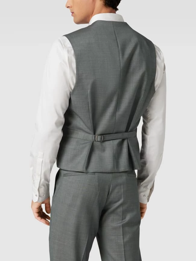 Auslauf ? CG - Club Of Gents Weste Mit Schalkragen - Grün ? – Bild 5