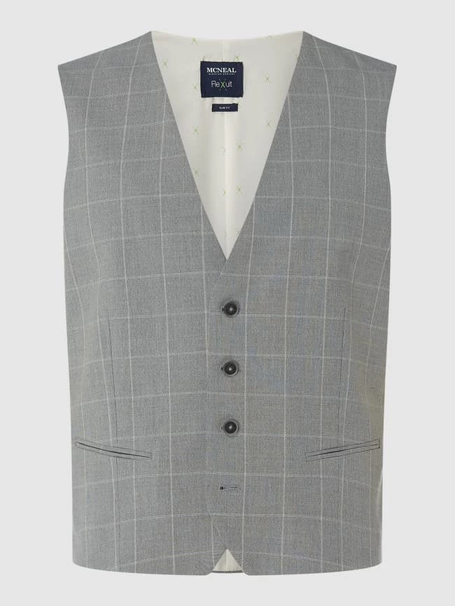 Beste Bewertungen von ⭐ MCNEAL Slim Fit Weste Mit Stretch-Anteil - Mittelgrau ?