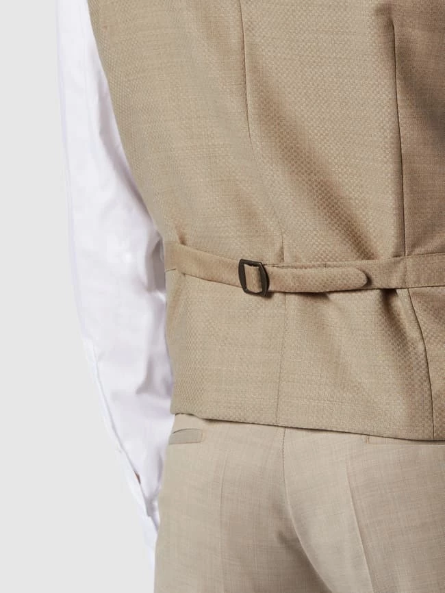 Angebote ? CG - Club Of Gents Weste Aus Reiner Schurwolle - YOUR OWN PARTY By CG – CLUB Of GENTS - Beige ? – Bild 3