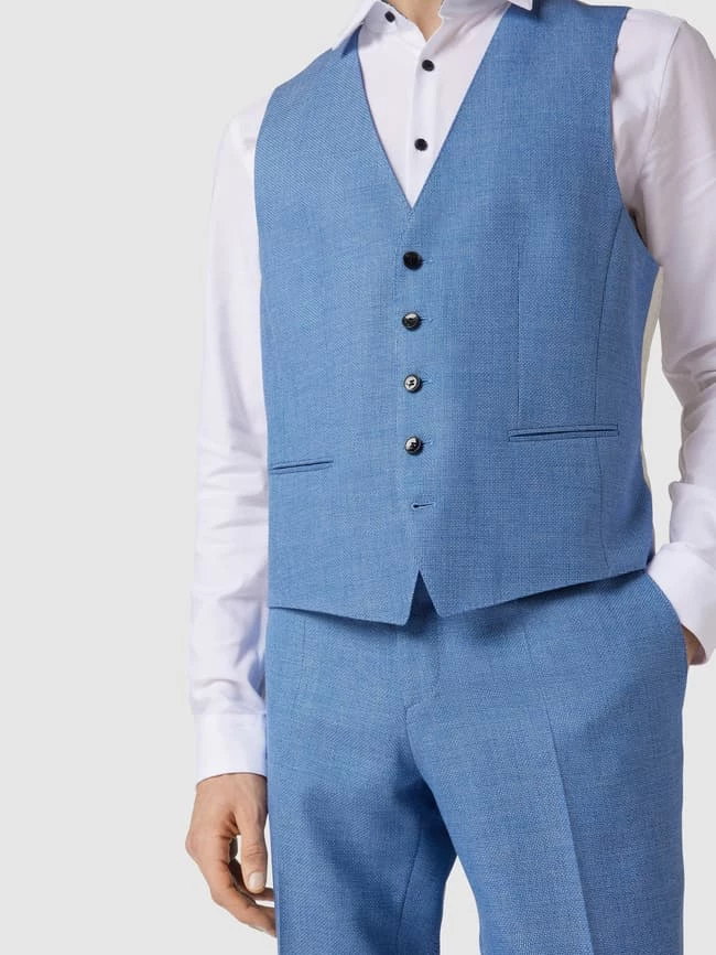 Angebote ✔️ BOSS Weste Mit Allover-Label Modell 'Jeckson' - Marineblau ⌛ – Bild 3