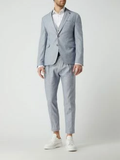 Besorgen ? Cinque Leinenweste Mit Stretch-Anteil Modell 'Civitra' - Blau ?