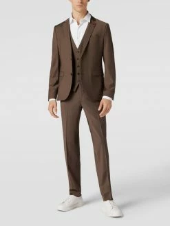 Brandneu ? Cinque Weste Mit Paspeltaschen Modell 'Monopoli' - Hellbraun ?