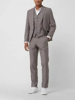 Rabatt ? Wilvorst Anzughose Mit Leinen-Anteil - Hellbraun ?