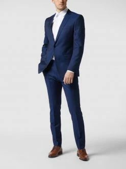 Schlussverkauf ? BOSS Slim Fit 2-Knopf-Sakko Aus Reiner Schurwolle - Royalblau ?