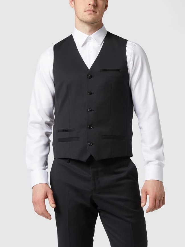 Auslauf ✨ Matinique Weste Mit Stretch-Anteil - Schwarz ? – Bild 4