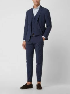 Schlussverkauf ? Strellson Anzughose Mit Bügelfalten - Dunkelblau ?