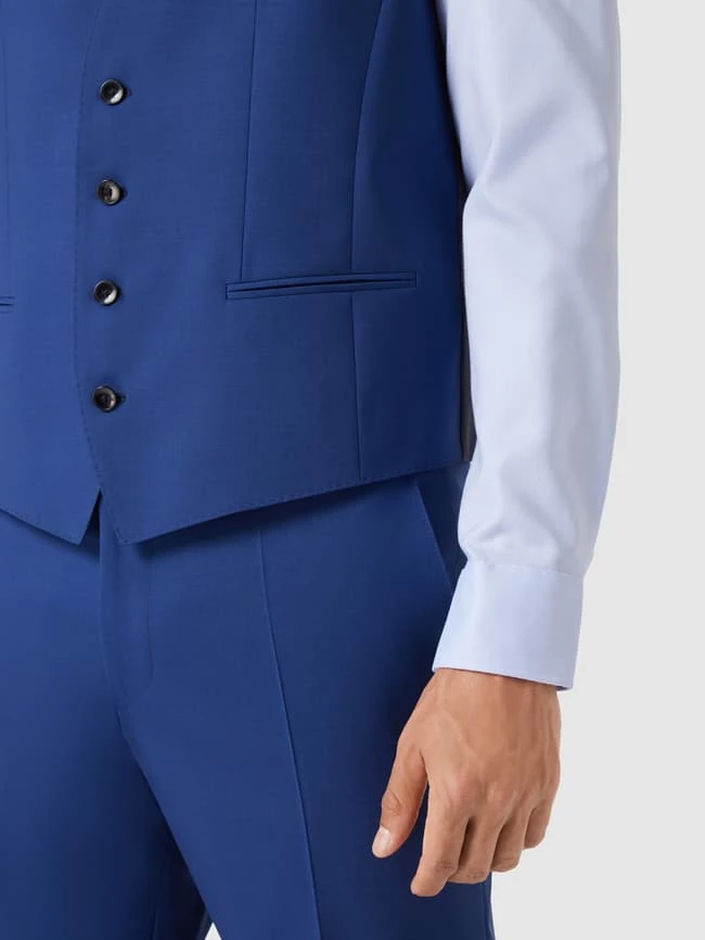 Großhandel ? BOSS Weste Mit Paspeltaschen Modell 'Huge Vest' - Marineblau ? – Bild 3