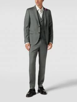 Auslauf ? CG - Club Of Gents Weste Mit Schalkragen - Grün ?